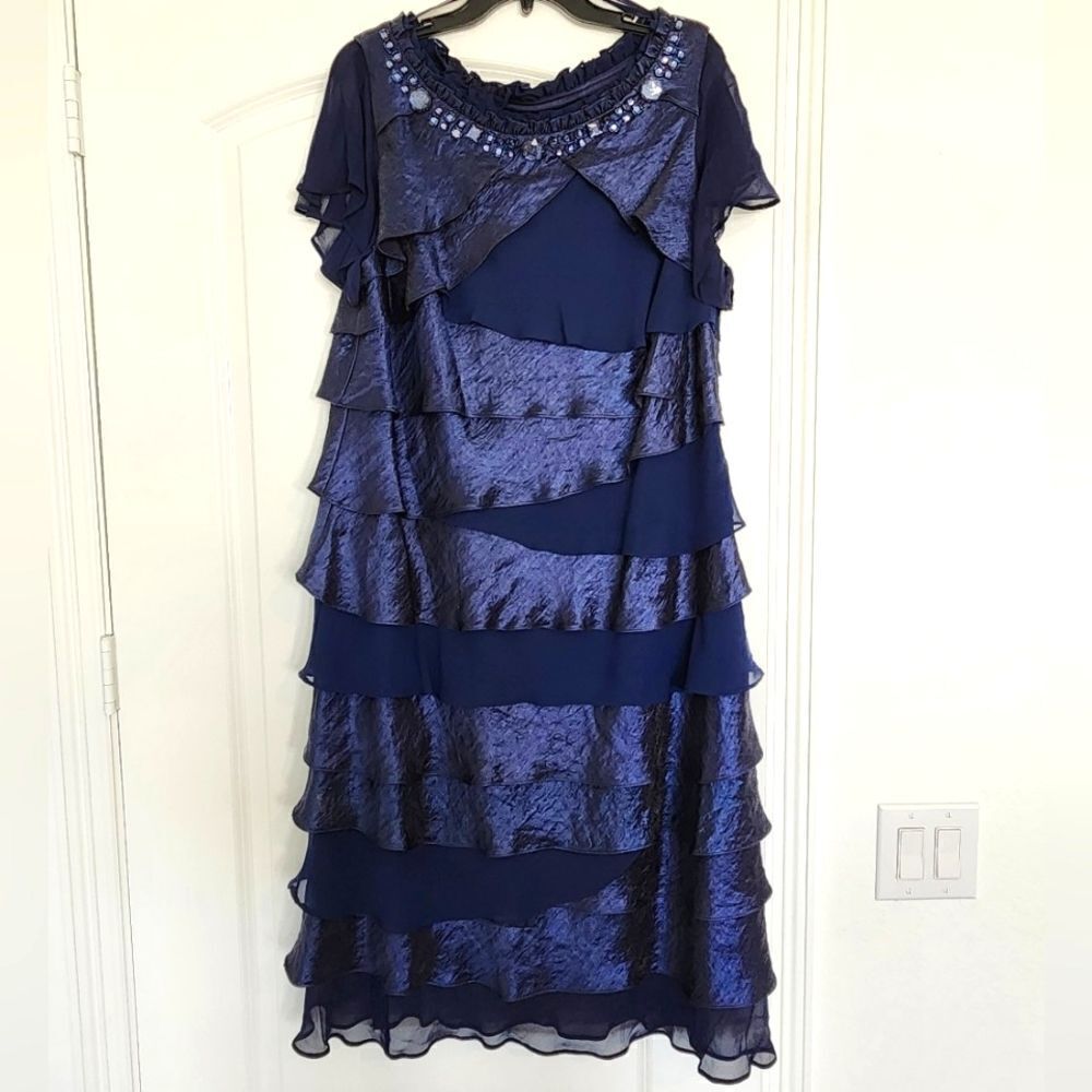 S L fashions Ruffled Dress